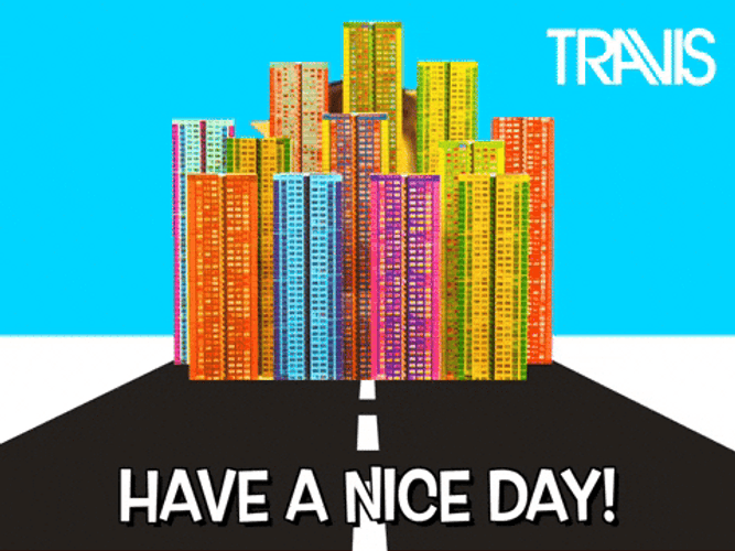 Colorful Man Head Wonderful Day GIF