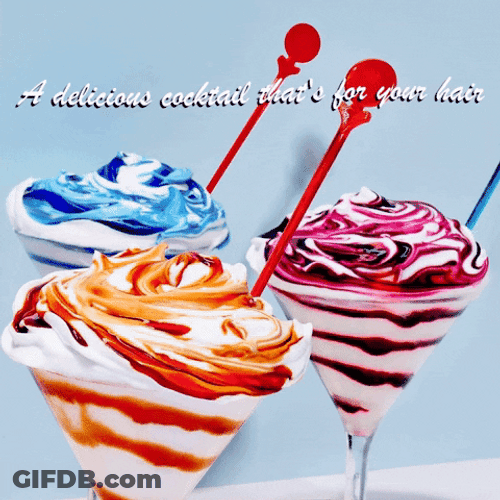 Colorful Milkshake Flavor GIF