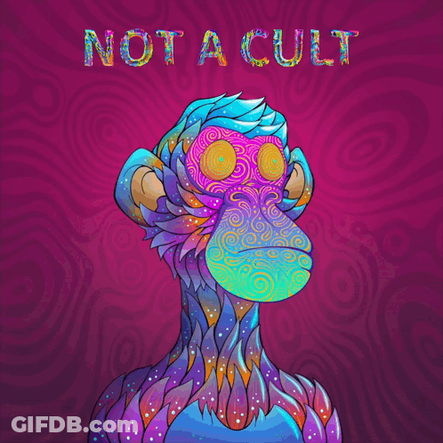 Colorful Monkey Not A Cult GIF