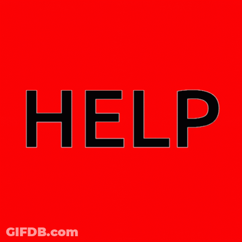 Colorful Neon Help GIF