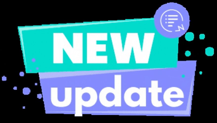 Colorful New Update Graphics GIF