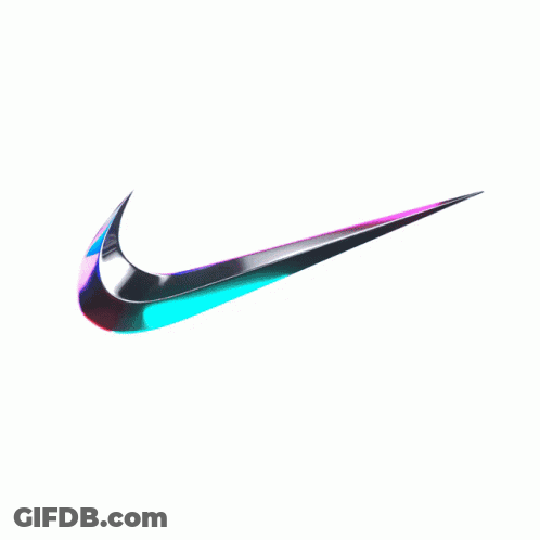 Colorful Nike Swoosh GIF