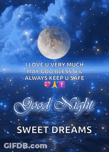 Colorful Owl With Sweet Dreams Message GIF