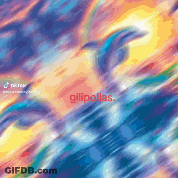 Colorful Painting Saying Gilipollas GIF
