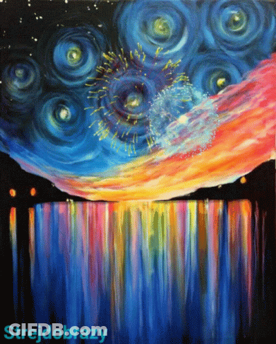 Colorful Painting Strejdobrozy GIF