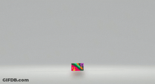 Colorful Painting With Smiley Face GIF