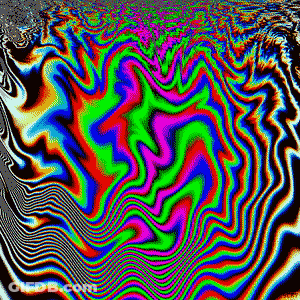 Colorful Psychedelic Swirl Background GIF