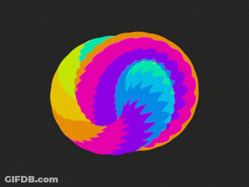 Colorful Rainbow Circle GIF