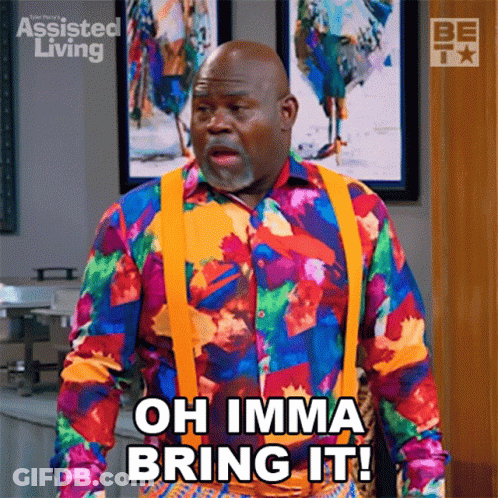 Colorful Shirt Man Saying Oh Imma Bring It GIF