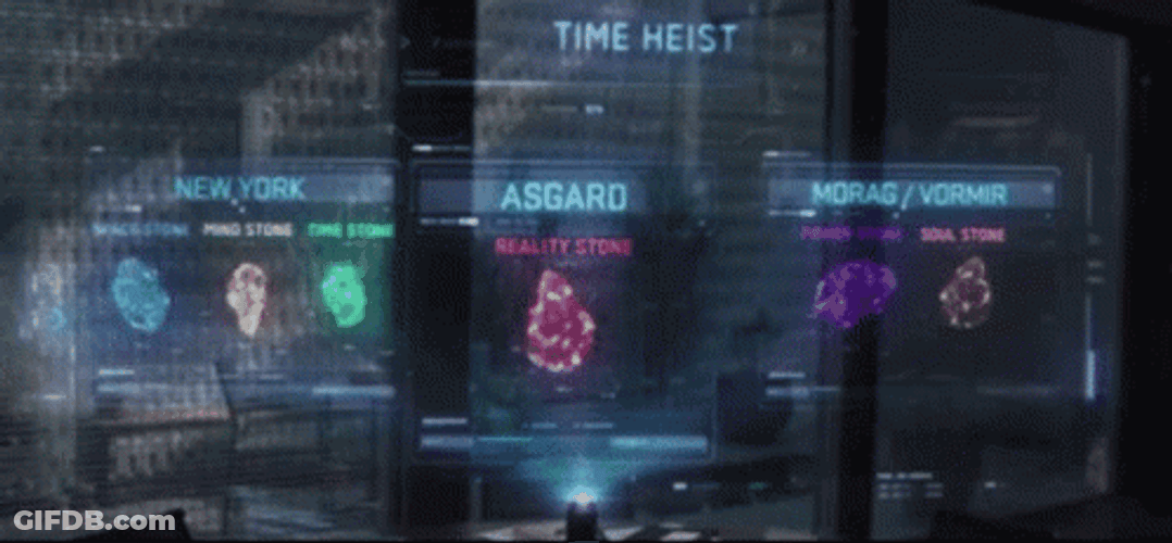 Colorful Tesseract Shown In Screen GIF