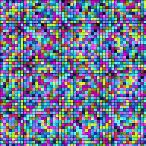 Colorful Tiny Pixel Squares GIF