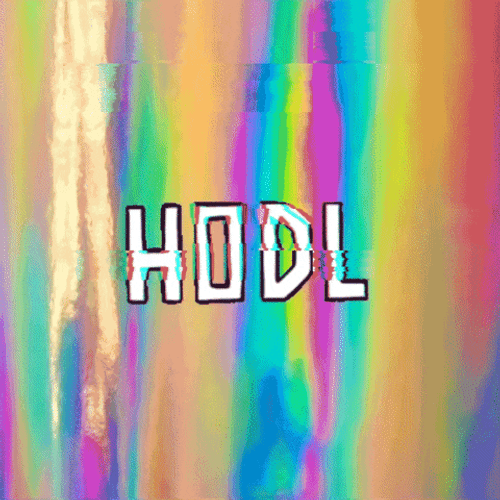 Colorful Trippy Hodl GIF