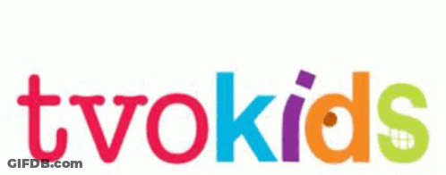 Colorful TVOKids Logo With Hand Reaching Out GIF
