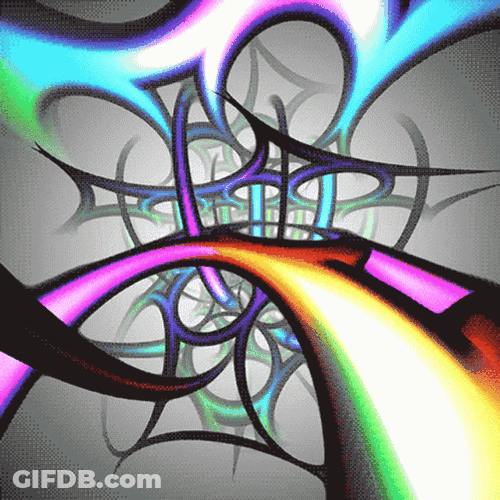 Colorful Veins Optic GIF