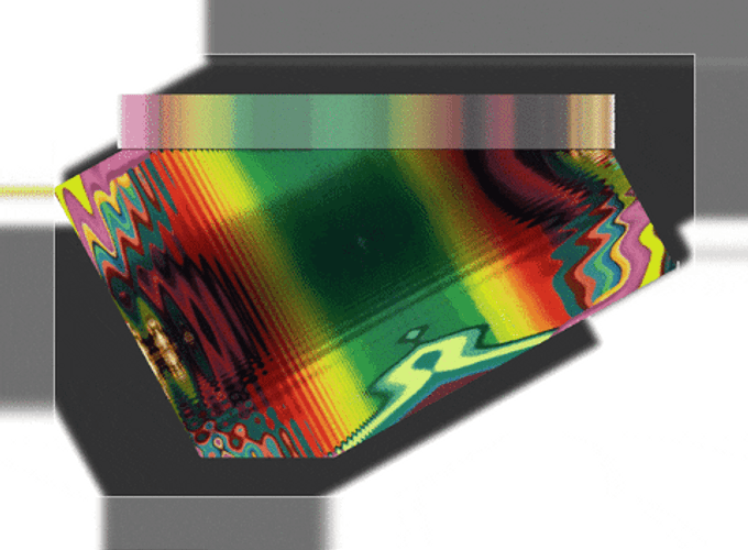 Colorful Wave Painting GIF