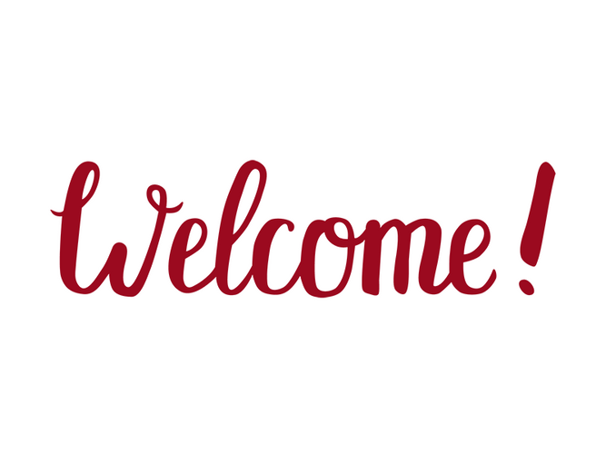 Colorful Welcome Text GIF