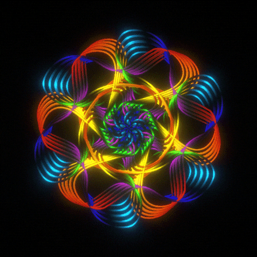 Colors In Motion Graphics Kaleidoscope GIF