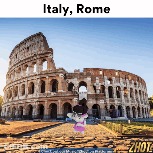 Colosseum Italy Rome GIF