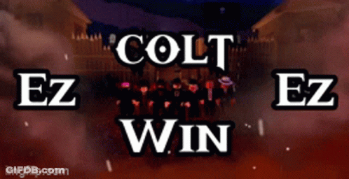 Colt EZ Win Poster In Crowd GIF