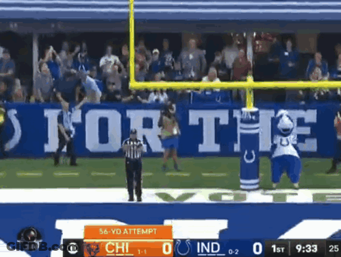Colts Vs Indians Football Game GIF