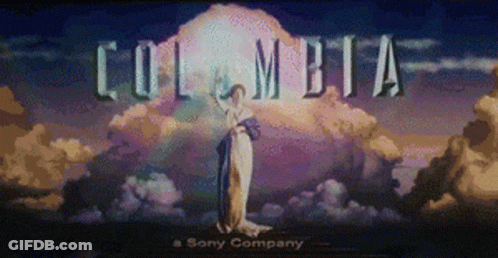Columbia Sony Logo Woman In Clouds GIF