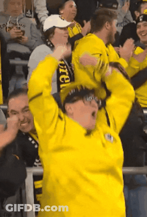 Columbus Crew Team With Passionate Fans GIF