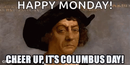 Columbus Day Christopher Columbus GIF