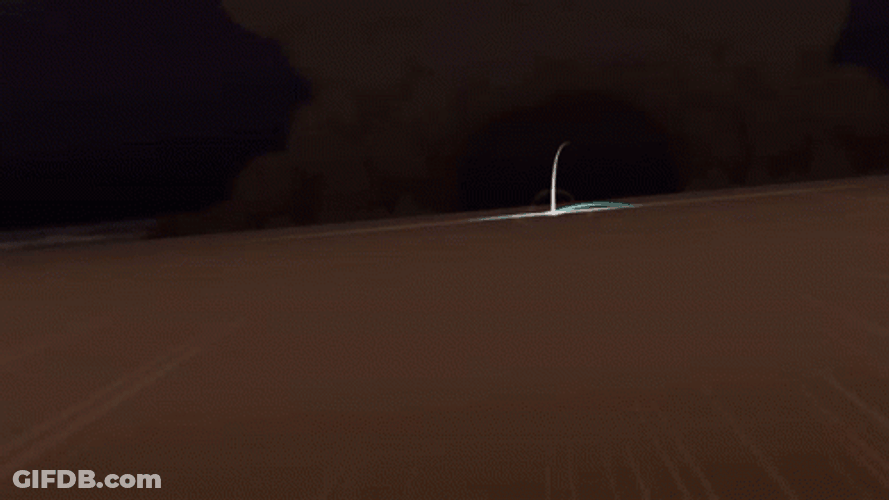 Combat Gods Run Towards Each Other GIF