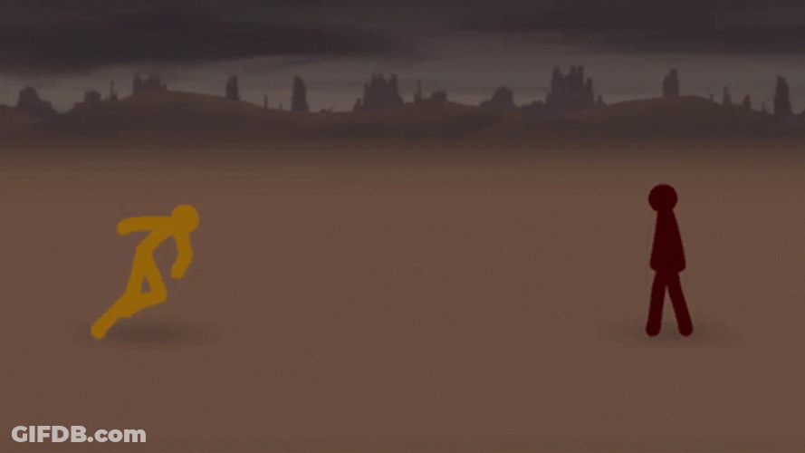 Combat Gods Vomited Blood GIF