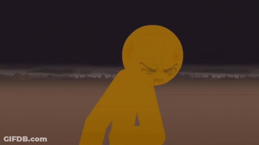 Combat Gods Walking Away GIF