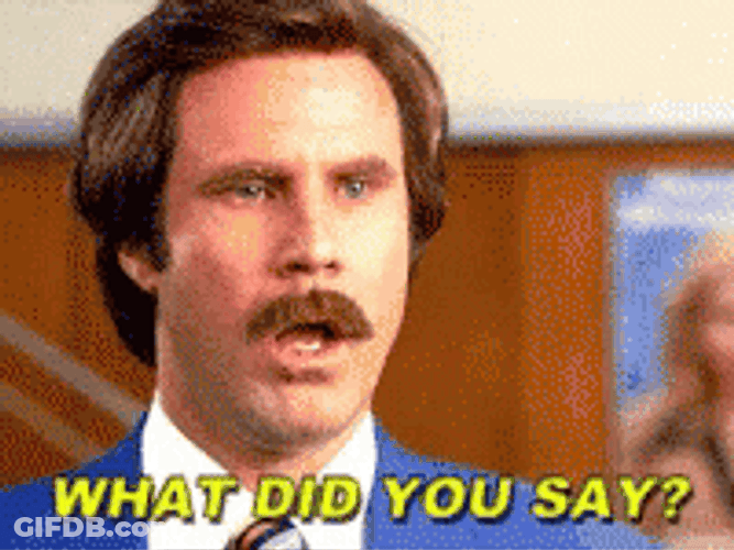 Come Again What Did You Say GIF