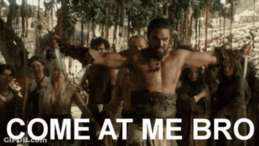 Come At Me Khal Drogo Game Of Thrones GIF