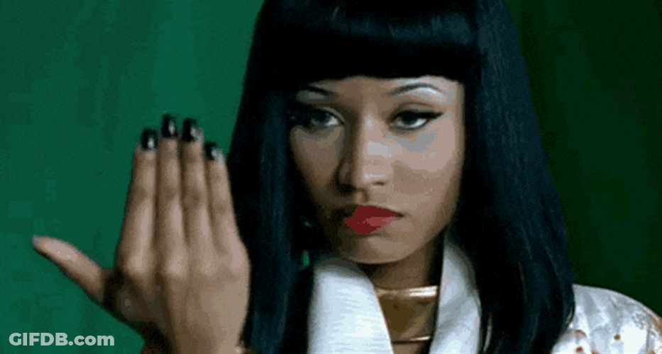Come At Me Nicki Minaj GIF