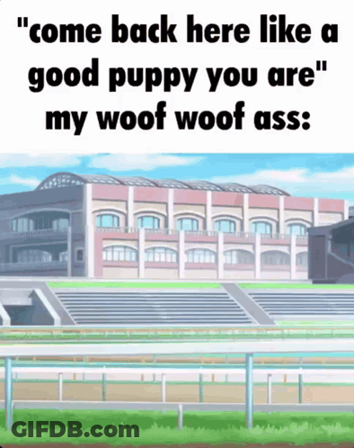 Come Back Here Like A Good Puppy My Woof Woof Ass GIF