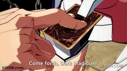 Come Forth Dark Magician Card GIF