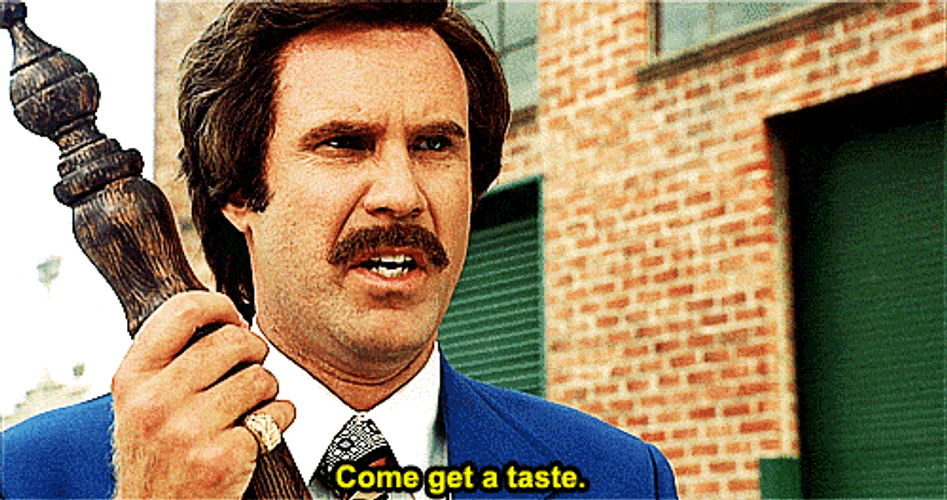 Come Get A Taste Will Ferrell GIF
