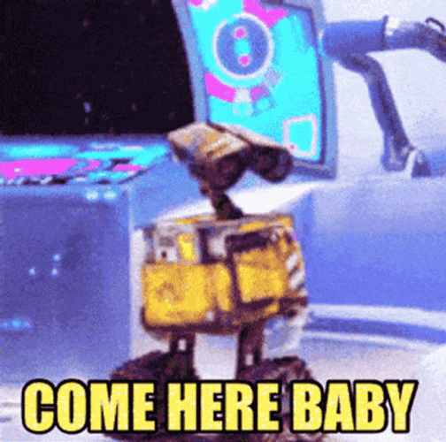 Come Here Baby Pixar WALL-E GIF
