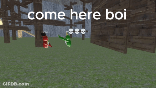 Come Here Boi Video Game Screenshot GIF