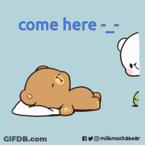 Come Here Good Night Cold Bear GIF