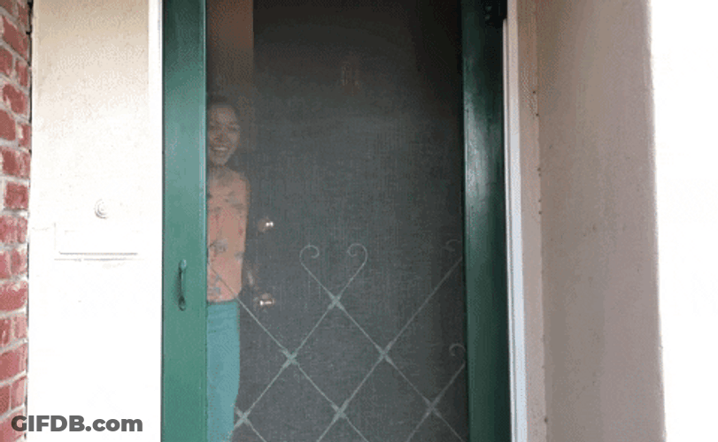 Come Inside The House Open Door GIF