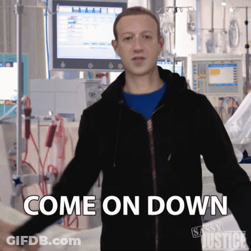 Come On Down Mark Zuckerberg Face Swap GIF