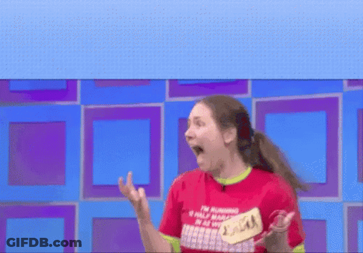 Come On Down Thrilled Contestant GIF