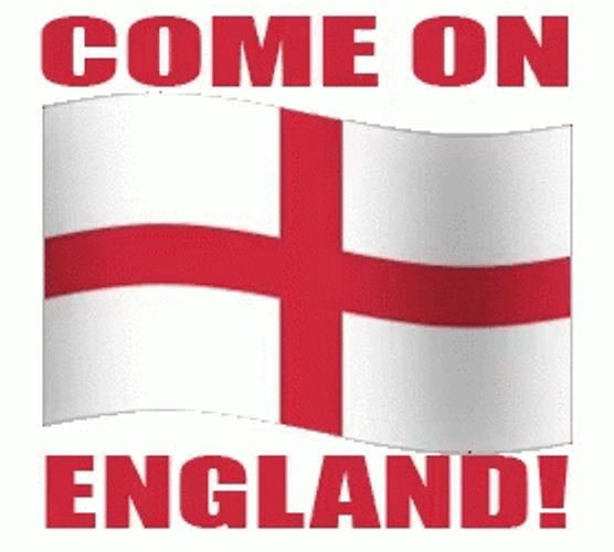 Come On England Flag GIF