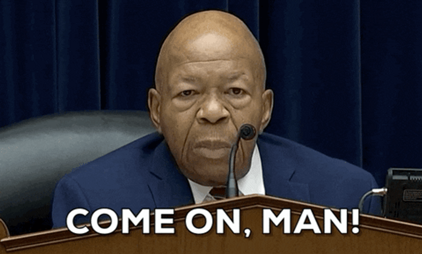 Come On Man Elijah Cummings GIF