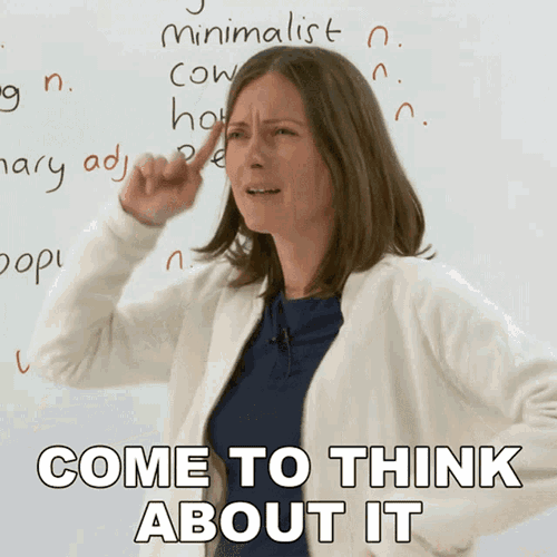 Come To Think About It Jade GIF