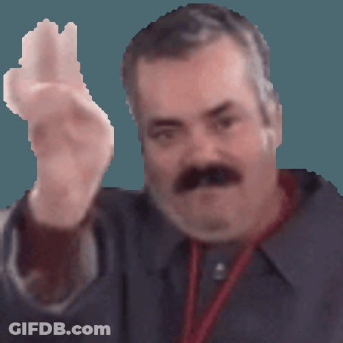 Comedian El Risitas Kekw Meme Waving GIF