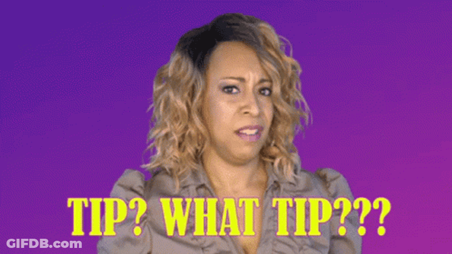 Comedian Holley Logan Customer Service What Tip GIF