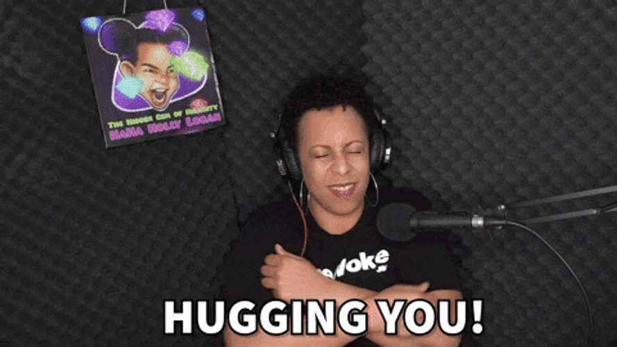 Comedian Holly Logan Sending You A Hug GIF