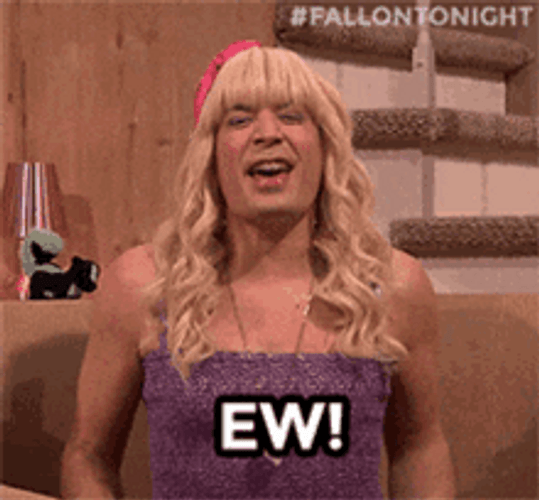 Comedian Jimmy Fallon Eww Reaction GIF