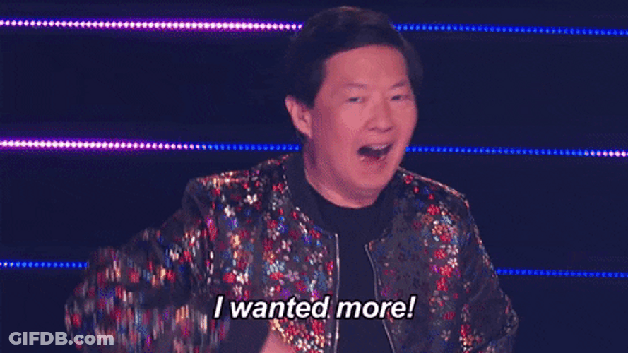 Comedian Ken Jeong I Wanted More GIF